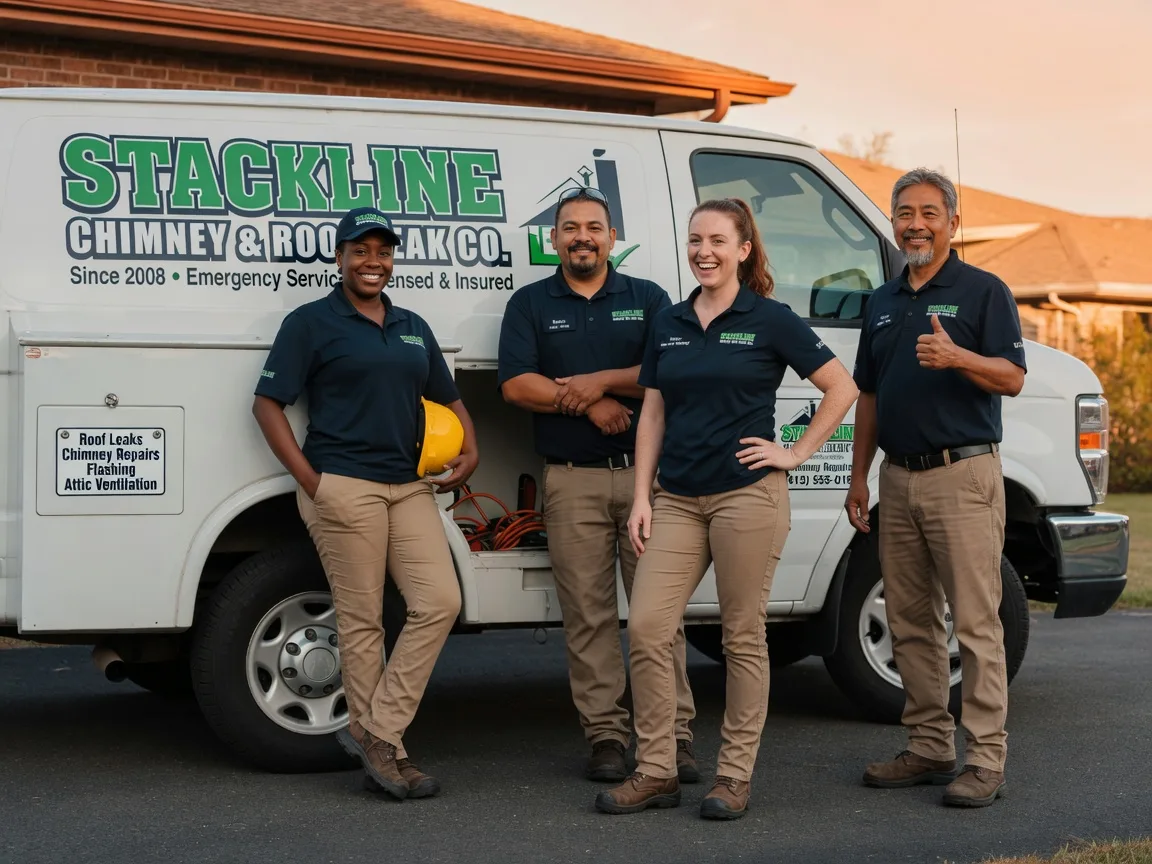 Chimney flashing repair company in Orchard, TX